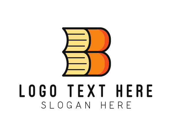 Black And Orange logo example 3