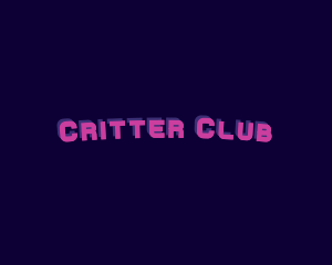 Retro Neon Club logo design