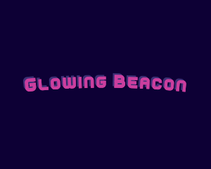 Retro Neon Club logo design