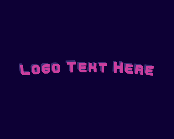 Text logo example 4