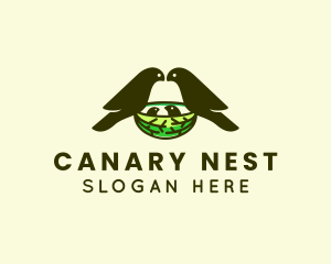 Wildlife Bird Nest  logo design