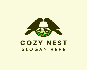 Wildlife Bird Nest  logo design