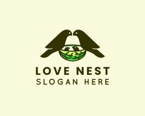 Wildlife Bird Nest  logo design