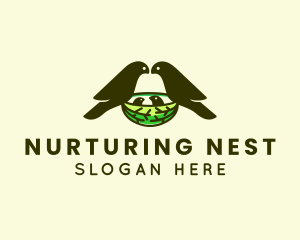 Wildlife Bird Nest  logo design