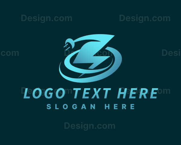 Flash LIghtning Plug Logo