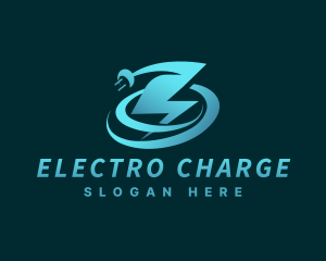 Flash LIghtning Plug logo design