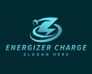 Flash LIghtning Plug logo design