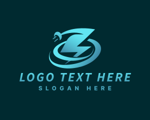 Flash - Flash LIghtning Plug logo design