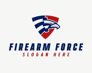 American Eagle Shield logo design