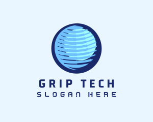 Global Tech Company logo design