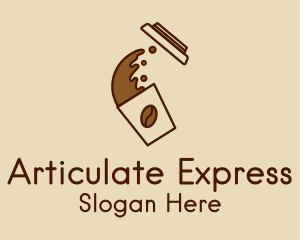 Express Coffee Cup  logo design