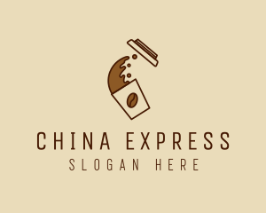 Express Coffee Cup  logo design