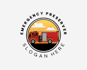 Fire Truck Equipment logo design