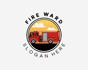 Fire Truck Equipment logo design