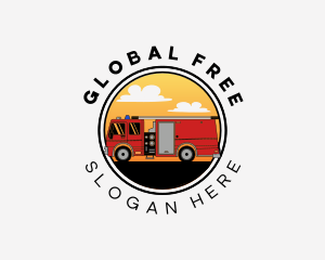 Fire Truck Equipment logo design