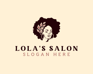 Curly Beauty Salon  logo design