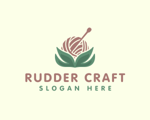 Yarn Pin Crafts logo design