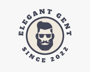 Hipster Sunglasses Gentleman logo