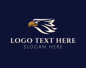 Eagle - Flying Eagle Head logo design