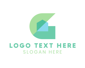 Edgy - Polygonal Letter G logo design