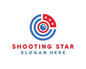 America Stars Target logo design