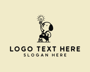 Dog Lighting Electricity  logo