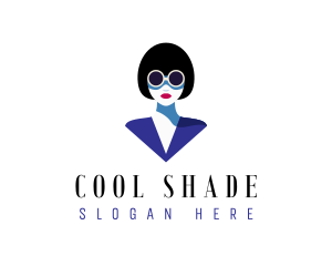 Fashion Woman Shades logo design