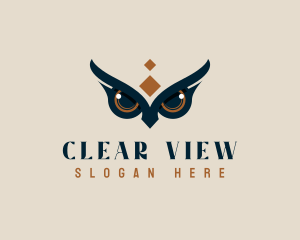 Mystical Owl Eye logo design