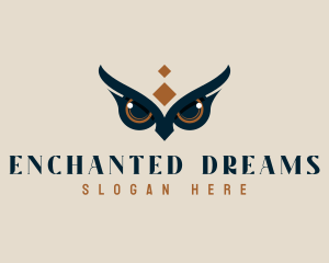 Mystical Owl Eye logo design