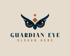 Mystical Owl Eye logo design