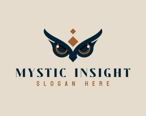 Mystical Owl Eye logo design