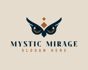 Mystical Owl Eye logo design