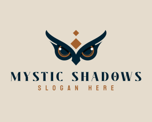 Mystical Owl Eye logo design