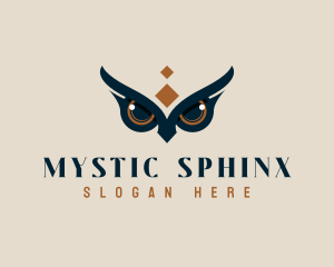 Mystical Owl Eye logo design