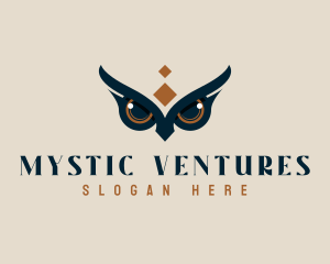 Mystical Owl Eye logo design