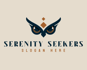 Mystical Owl Eye logo design