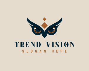 Mystical Owl Eye logo design