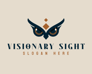 Mystical Owl Eye logo design