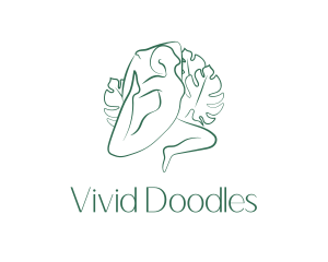 Yoga Body Figure  logo design