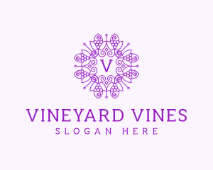 Grape Vineyard Orchard logo