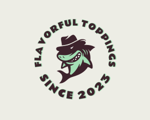 Top Hat Shark Apparel logo design