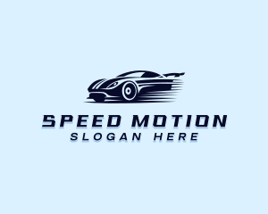 Racecar Fast Racing logo design