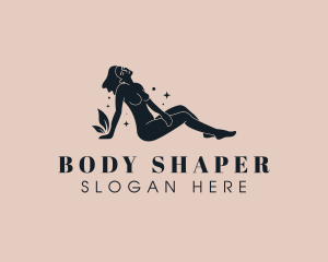 Nude Woman Nature Spa logo design