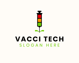 Vaccine Syringe Injection logo