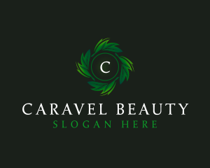 Natural Organic Leaf logo design