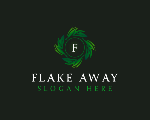 Natural Organic Leaf logo design