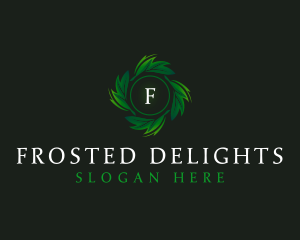 Natural Organic Leaf logo design