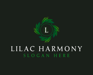 Natural Organic Leaf logo design