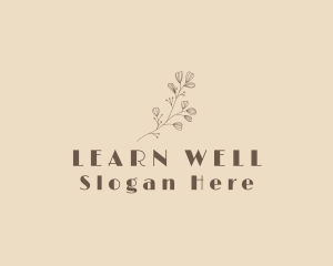 Floral Wellness Business logo design