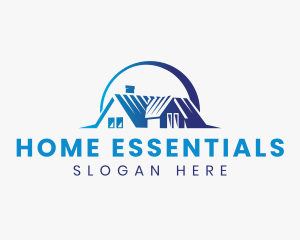 Home Roofing Builder logo design